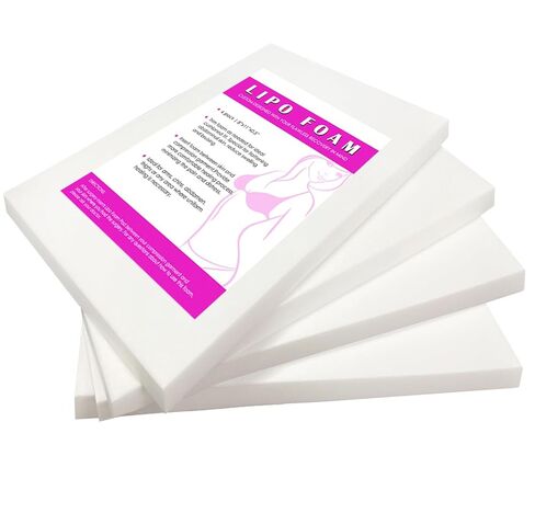 4 Pack Lipo Foam Pads Post Surgery 8"X11", Ab Board Foam Liposuction Recovery, Compression Foam Boards for Tummy, Arms, Thighs, Multi-Purpose Lipo Foam Sheets in Kuwait