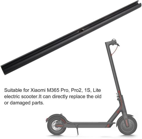 Electric Scooter Handle Bar Universal Stainless Steel Handlebar for Mijia M365 Electric Scooter Metal Replacement(Black) in Saudi Arabia