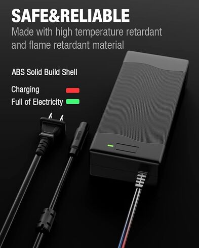 63V 1.8A Charger Power Adapter Compatible with Inmotion S1 L9, 3 Prong Connector Battery Charger for 54V Lithium Battery Original Accessories in Saudi Arabia