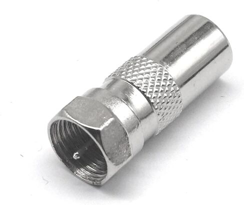 2/5/10 قطعة موصل سالب هوائي ذكر RF F-نوع مطلي بالنيكل (F-TV JK، 2 قطعة) in Kuwait