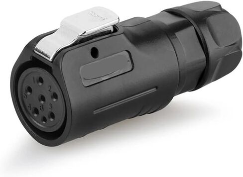 2 3 4 5 6 7 8-pin M12 connector cable power AC/DC female plug male socket(6 Pin Set) in Saudi Arabia