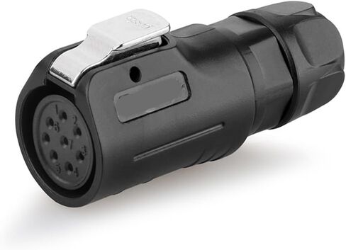 2 3 4 5 6 7 8-pin M12 connector cable power AC/DC female plug male socket(6 Pin Set) in Saudi Arabia