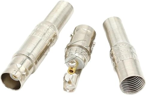 BNC لحام Q9 ذكر التوصيل أنثى 75-5 أوم موصل الأسلاك (BNC-K-5 أنثى، 5PCS) in Kuwait