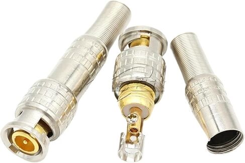 BNC solderless Q9 male plug female 75-5 ohm wiring connector(BNC-K-5 Female,5PCS) in Saudi Arabia