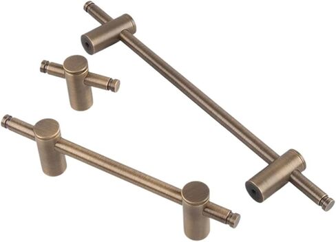 الصلبة النحاس مقبض طويل العتيقة خزانة درج سحب قابل للتعديل منشفة الحمام رف 1 قطعة (الطول-265 مللي متر) in Kuwait