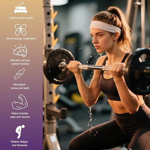 12 in 1 Magnesium Complex 700mg: Magnesium Supplement with Glycinate, Citrate, Malate, Taurate, High Absorption Magnesium for Sleep, Muscle Recovery, Nerve & Heart Support, Vegan, 120 Capsules in Kuwait