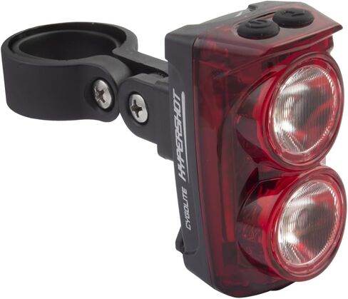 Cygolite Hypershot 380 Lumen Bicycle Taillight – 7 Night & Daytime Modes– User Adjustable Flash Speeds- Sleek and Compact Design– IP64 Water Resistant– USB-C Rechargeable–Great for Busy Roads in Saudi Arabia
