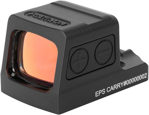 HOLOSUN EPS Carry 6 MOA Dot Reflex Pistol Sight - Waterproof Shake-Awake Enclosed Sight for Subcompact Handguns with RMSc-to-K Footprint Adapter Plate Included (Red 6 MOA Dot (EPS-Carry-RD-6)) in Saudi Arabia