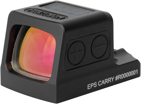 HOLOSUN EPS Carry 6 MOA Dot Reflex Pistol Sight - Waterproof Shake-Awake Enclosed Sight for Subcompact Handguns with RMSc-to-K Footprint Adapter Plate Included (Red 6 MOA Dot (EPS-Carry-RD-6)) in Saudi Arabia