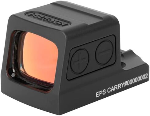 HOLOSUN EPS Carry 6 MOA Dot Reflex Pistol Sight - Waterproof Shake-Awake Enclosed Sight for Subcompact Handguns with RMSc-to-K Footprint Adapter Plate Included (Red 6 MOA Dot (EPS-Carry-RD-6)) in Saudi Arabia
