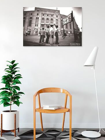 ملصق مطبوع فني رياضي من Buyartforless Vintage Yankee Stadium Yankee Boys مقاس 36x24 in Saudi Arabia