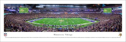MN Vikings - 1st Game at US Bank Stadium - Blakeway Panoramas NFL Posters in Saudi Arabia