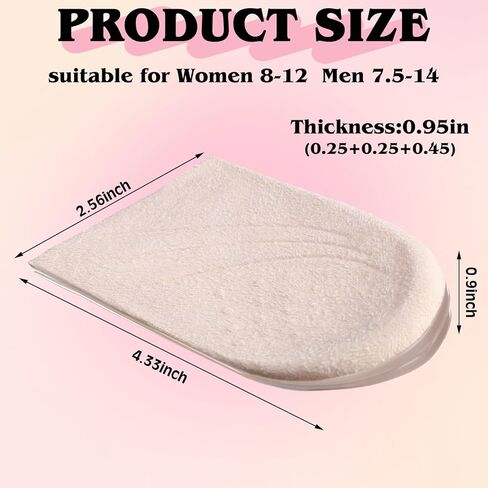 Cuffbow 4 Pairs 3 Layers Medial Lateral Heel Wedge Insoles Corrective Adhesive Shoe Inserts Wedge Inserts Adjustable Supination Overpronation Insoles for Foot Knock Knee Pain Bow Legs Osteoarthritis in Saudi Arabia