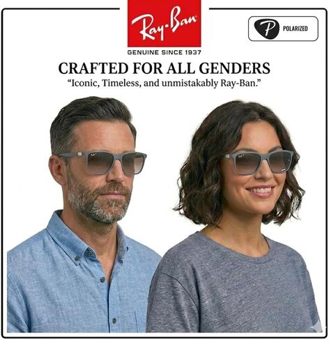Ray-Ban RB4330CH CHROMANCE Square Shape Sunglasses with Official Eyewear Kit Bundle in Saudi Arabia
