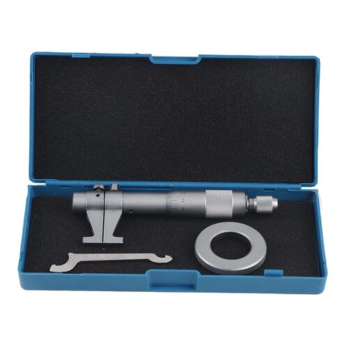 Inside Micrometer Measurement Tool with Alloy Head, Stainless Steel Body, Clear Marking Lines, Locking Device & Built-in Ratchet 50-75mm Precision Caliper Alternative in Saudi Arabia