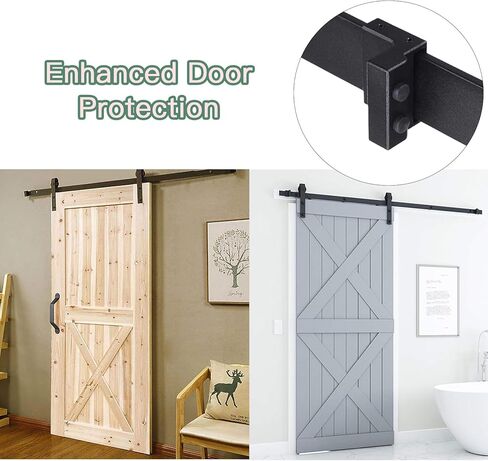 Barn Door Roller Stopper Hardware, 2PCS 41×7mm/1.61"×0.28"(L×W) Flat Track Sliding Door Stop for Limiting Door Movement, Black Roller Catches with Wrench for Household Home in Saudi Arabia