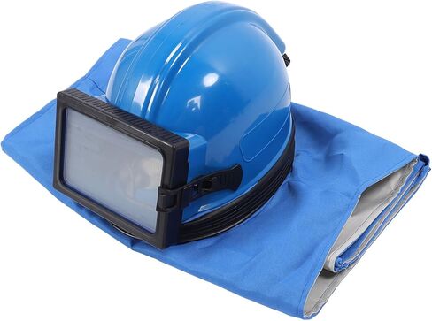 خوذة ساندبلاستر، مادة ABS مع نظام تبريد، تدفق هواء قابل للتعديل وعدسة مزدوجة الطبقات لمحترفي السفع الرملي والطلاء in Kuwait