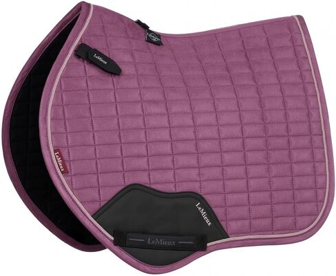 LeMieux Mini Suede Jump Square Saddle Pads for Ponies - Breathable & Soft - Bamboo Lining in Saudi Arabia