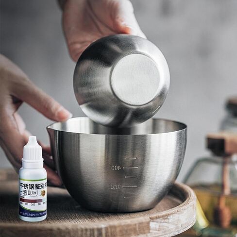 Rapid Stainless Steel Test Liquid - 15ml Tableware Detection Reagent | For Stainless Steel Tableware, Utensils, Building Material Analysis, Provides Quick, Reliable Results Quality Control, in Saudi Arabia