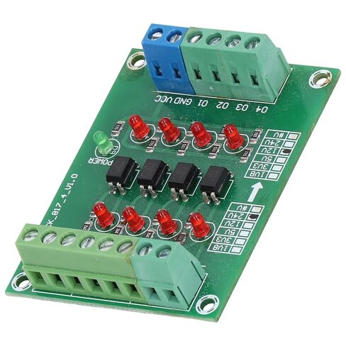 Yinhing Optocoupler Isolation Board 24V to 5V PLC Voltage Converter Module with 4 Channel High Speed Opto Isolation for Transmission and Enhanced Noise Immunity in Saudi Arabia