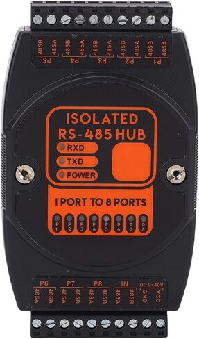 485 Hub, 1 in 8 Out Isolator with Optoelectronic Isolation and 600W Guard Circuit, for Outdoor Engineering and Industrial Grade Applications in Saudi Arabia