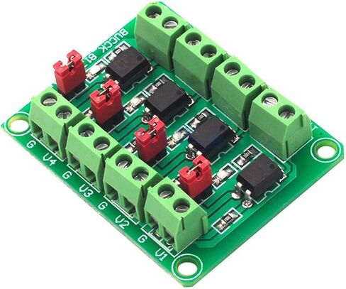 4 Channel piece817 Optocoupler Voltages Isolation Control Module for Signals Conversion and Driving Highly Power Devices in Saudi Arabia