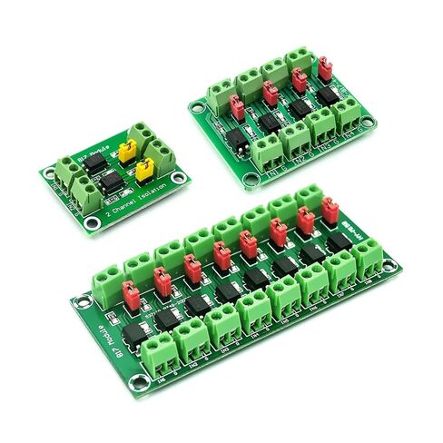 PC817 1 2 4 8 Channel Optocoupler Isolation Board Voltage Converter Adapter Module 3.6-30V Driver Photoelectric Isolated Module(1 Way 12V) in Saudi Arabia