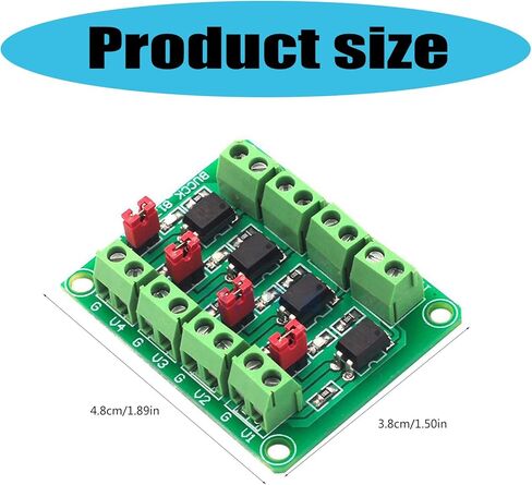 4 Channel piece817 Optocoupler Voltages Isolation Control Module for Signals Conversion and Driving Highly Power Devices in Saudi Arabia