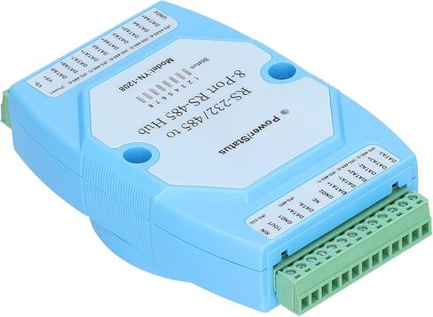 RS485 Hub 8 منافذ موزع مكرر عالي السرعة معزول من الدرجة الصناعية لأنظمة التشغيل الآلي DC9 24V مع مادة ABS للحماية in Kuwait