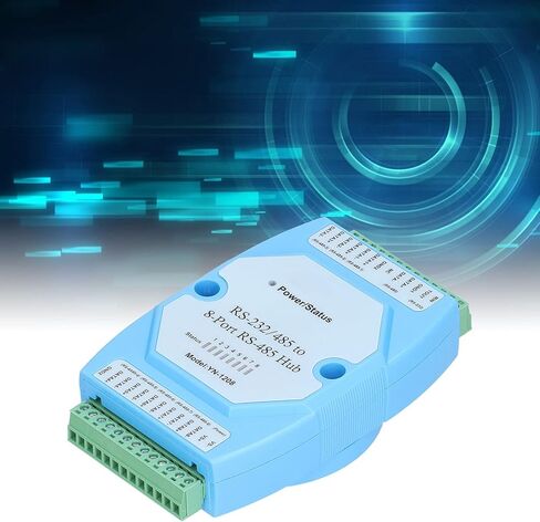 RS485 Hub 8 منافذ موزع مكرر عالي السرعة معزول من الدرجة الصناعية لأنظمة التشغيل الآلي DC9 24V مع مادة ABS للحماية in Kuwait