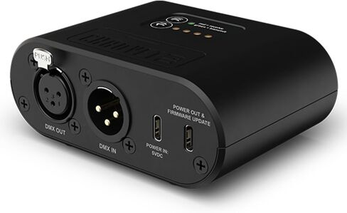 CHAUVET DJ – D-Fi Hub 2 Wireless DMX Transmitter Receiver | Long-Range D-Fi Control for Unlimited Fixtures, ILS Command Compatible, USB-C Power Output, Compact Stage Lighting Controller in Saudi Arabia