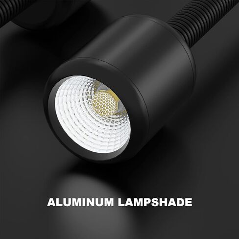 LED Machine Light with Strong Magnetic Base and Flexible Gooseneck for Lathe and Drill Press, 1200 Lumens, 12W 120V in Saudi Arabia