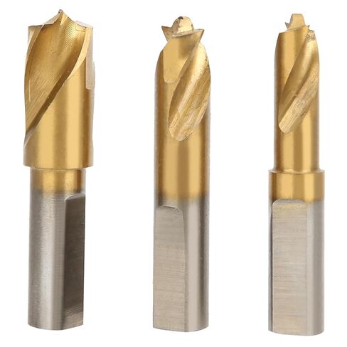 طقم لقمة مثقاب لحام نقطي من الكوبالت مكون من 3 قطع، ملحقات قطع اللحام Hss Co Cutter للصفائح المعدنية 1/4in 5/16in 3/8in in Saudi Arabia