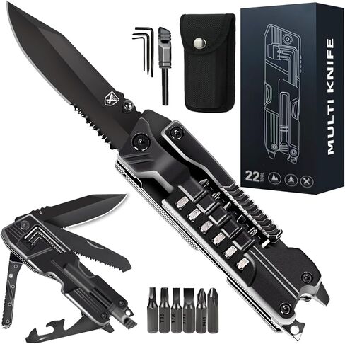 Gifts for Men Dad Him Fathers Day, Anniversary Birthday Gifts ideas for Boyfriend Husband, Engraved Pocket Knife, Wooden Handle Folding Knife with Wood Box, Unique Outdoor Camping Hunting Fishing Tool in Saudi Arabia