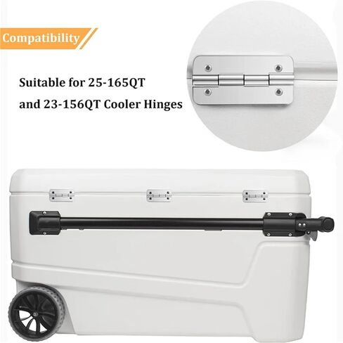مفصلات B08B-Cooler لصناديق الثلج، مبرد بديل من الفولاذ المقاوم للصدأ، قطعة واحدة in Saudi Arabia