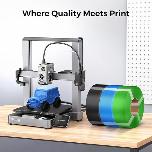 Creality Refill PETG Filament 1kg(2.2lbs) 3D Printer Filament:Refilament 1.75mm PETG Filament, for Bambu Lab Reusable Spools, Dimensional Accuracy ±0.03mm, White in Kuwait