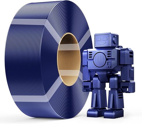 Creality Refill PETG Filament 1kg(2.2lbs) 3D Printer Filament:Refilament 1.75mm PETG Filament, for Bambu Lab Reusable Spools, Dimensional Accuracy ±0.03mm, White in Kuwait
