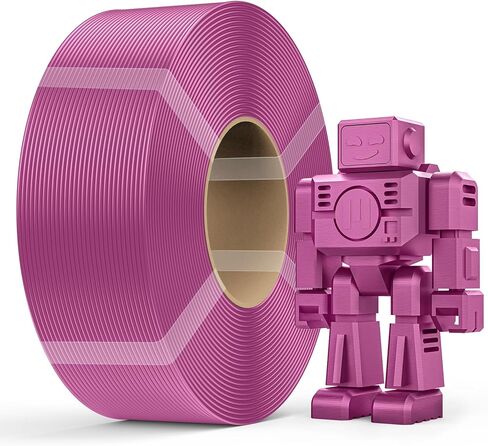 Creality Refill PETG Filament 1kg(2.2lbs) 3D Printer Filament:Refilament 1.75mm PETG Filament, for Bambu Lab Reusable Spools, Dimensional Accuracy ±0.03mm, White in Kuwait