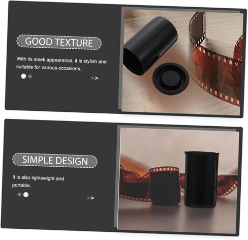 Lurrose 50pcs Reusable Film Canisters Small Plastic Jars Lids Film Case for Camera Storage in Saudi Arabia
