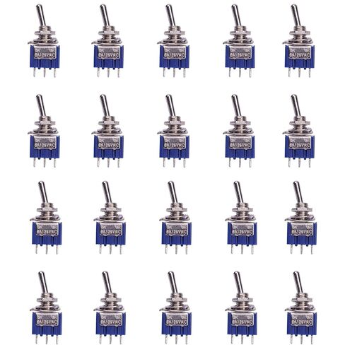 20 Pieces of AC125V 6A ON/ON SPDT 3 - Terminal 2 - Position Switch MTS102 in Saudi Arabia