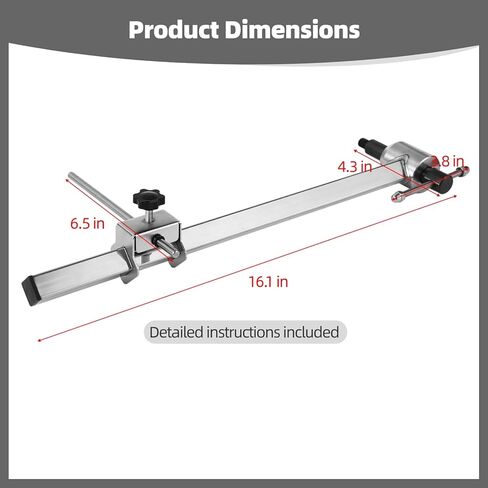 Derailleur Hanger Alignment Gauge Tool, Bicycle Repair Tool, Bike Wheel Straightening Tool, Gear Hanger Alignment Specialty Tool for Bike Maintenance, Fits 20 to 29" Wheels in Saudi Arabia