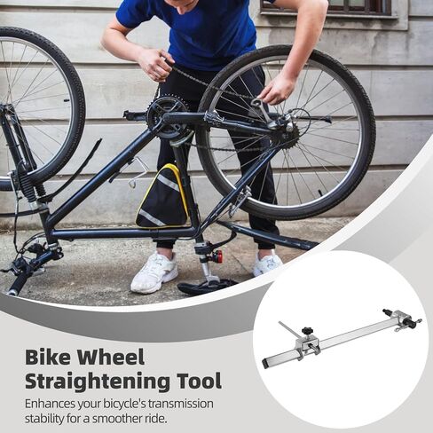 Derailleur Hanger Alignment Gauge Tool, Bicycle Repair Tool, Bike Wheel Straightening Tool, Gear Hanger Alignment Specialty Tool for Bike Maintenance, Fits 20 to 29" Wheels in Saudi Arabia
