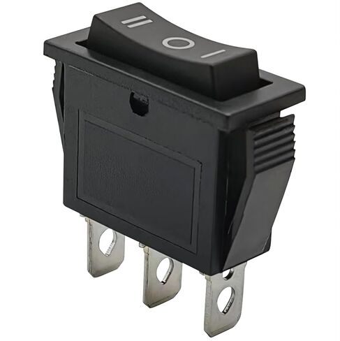 3 Pins 3 Position ON/Off/ON Black Rocker Switch AC15A/250V 20A/125V Fits Grinder, Motorhome, Popcorn, Machine, Filters, Heat Gun, etc. in Kuwait