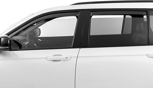 Weathertech مخصص تناسب النافذة الجانبية المنحرفات لجيب جراند شيروكي L - (841048IM) ، مجموعة الأمامية والخلفية - داكن الصبغة in Kuwait