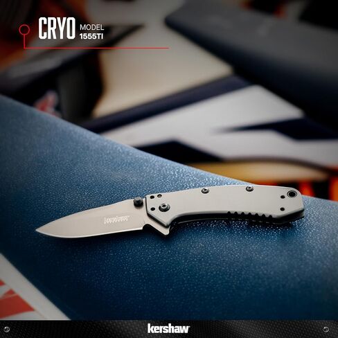 Kershaw Cryo Pocket Knife, EDC Knife with Speedsafe Assisted Opening, 2.75 Inch Stainless Steel Blade, Multiple Styles in Saudi Arabia
