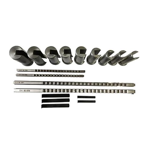 Keyway Broach، 18 قطعة HSS مجموعة مترية 12-28 قطع البطانات التطرق Keyway Tool CNC Kit مع أسنان أرضية دقيقة in Kuwait