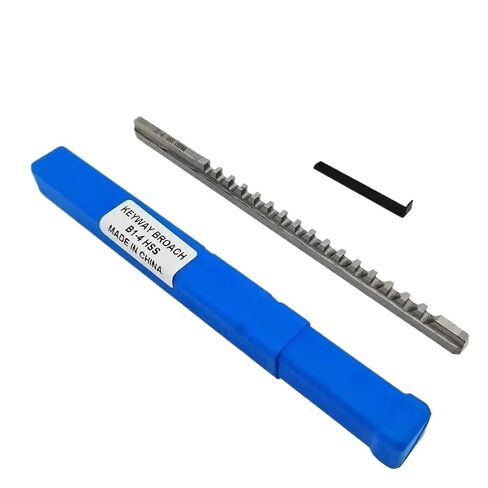 دفع من نوع Keyway Broach 1 قطعة 4 مللي متر 5 مللي متر B1 دفع من نوع Keyway Broach متري الحجم HSS أداة القطع (B1-4MM) in Saudi Arabia