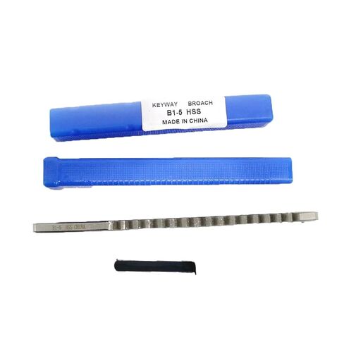 Push-Type Keyway Broach 1pc HSS Keyway Broach 10mm D Push-Type Metric Size for CNC Machine Tool in Saudi Arabia