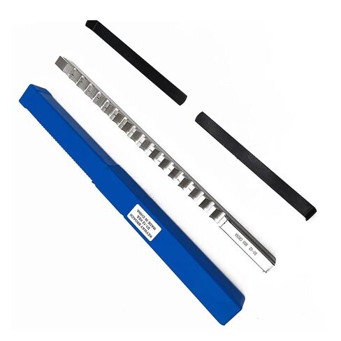 Push-Type Keyway Broach 1pc 12mm D Push Type Keyway Broach Cutter & Shim HSS CNC Cutting Tool Knife with 2pcs Shims in Saudi Arabia