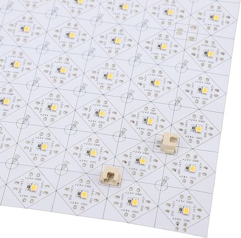 Eujgoov مرنة LED ورقة عكس الضوء الخلفية 20W 200LED لوحة قابلة للتشذيب المكونات في مجلس 4000K ضوء أبيض دافئ للمنزل مكتب ديكور in Saudi Arabia
